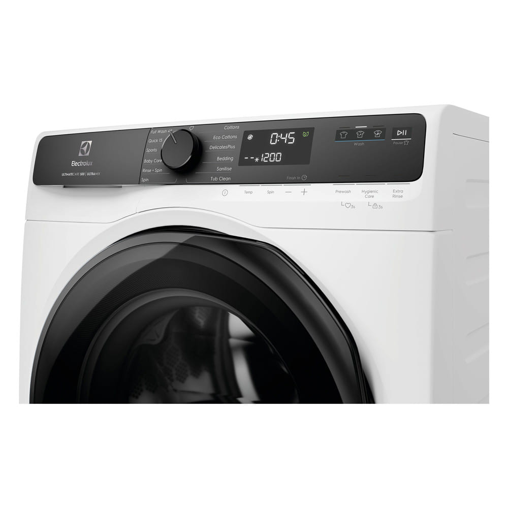 เครื่องซักผ้าฝาหน้าพร้อมขาตั้งสีขาว 333 ELECTROLUX EWF1343P5WC 13 กก. 1400 RPM อินเวอร์เตอร์  สีขาว