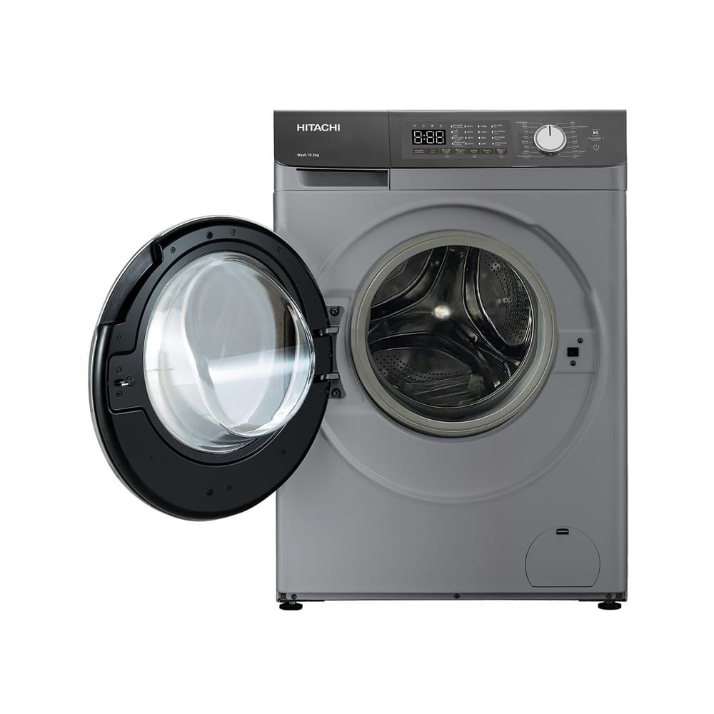 เครื่องซักผ้าฝาหน้า HITACHI BD-1054HVOS 10.5 กก. 1400RPM อินเวอร์เตอร์ สีเทา