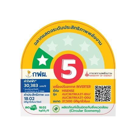 แอร์เพดาน HISENSE AUC36TRKA2T 37500 บีทียู อินเวอร์เตอร์_4
