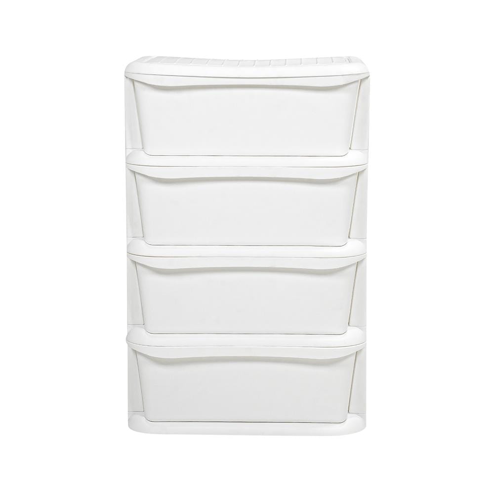 ตู้ลิ้นชัก 4 ชั้น STACKO HIDA 50x38x76ซม. สีขาว