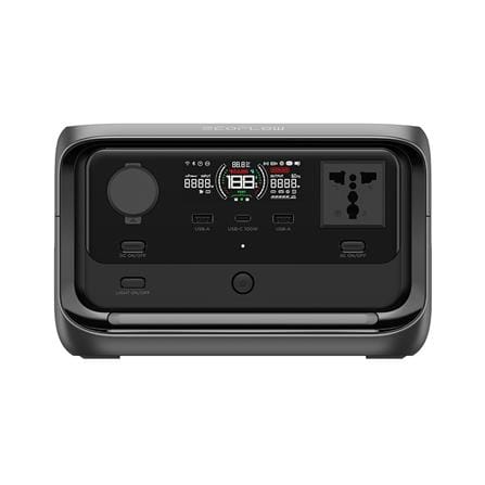 POWER BOX ECOFLOW RIVER 3 PLUS 600 วัตต์ สีดำ_0