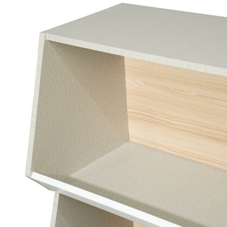 ชั้นวางของเล่นเด็ก FURDINI TORI 80 ซม. สี PINE OAK/ขาว/เทา_3