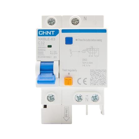เมนเบรกเกอร์กันดูด 32 แอมป์ 1 โพล CHINT NXBLE-63_0