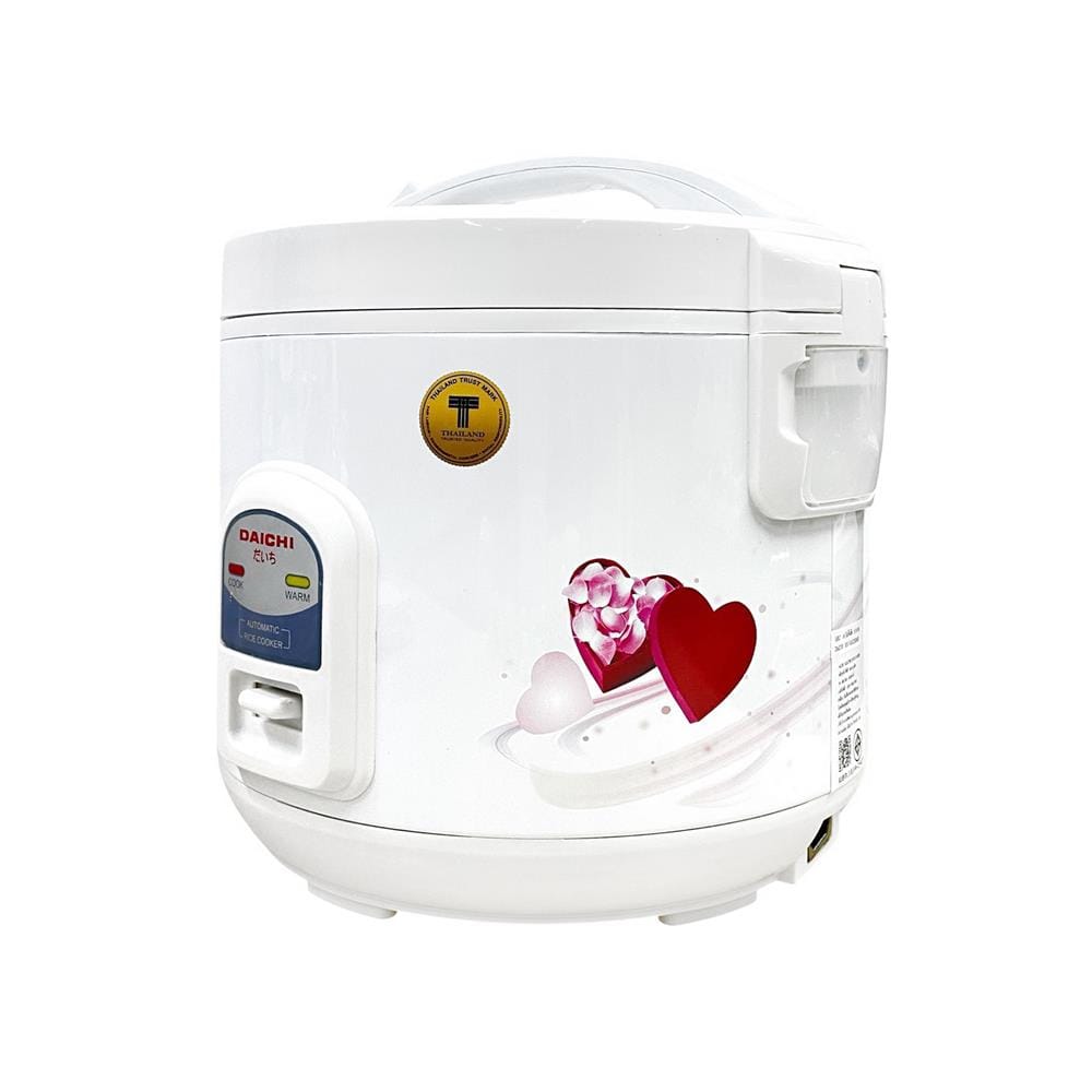 หม้อหุงข้าวอุ่นทิพย์ DAICHI MRC-181 1.8 ลิตร สีขาว-ลายหัวใจ