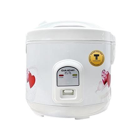 หม้อหุงข้าวอุ่นทิพย์ DAICHI MRC-181 1.8 ลิตร สีขาว-ลายหัวใจ