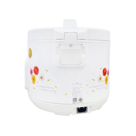 หม้อหุงข้าวอุ่นทิพย์ DAICHI MRC-181 1.8 ลิตร สีขาว-ลายดอกไม้_3
