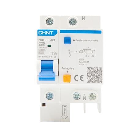 เมนเบรกเกอร์กันดูด 25 แอมป์ 1 โพล CHINT NXBLE-63_0