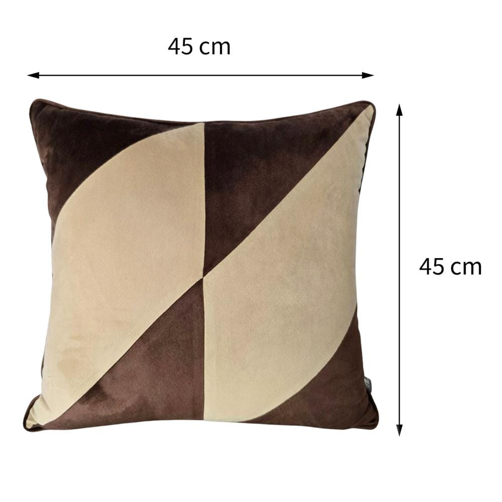 หมอนอิง HOME LIVING STYLE HELLA 18X18 นิ้ว สีน้ำตาล/ครีม