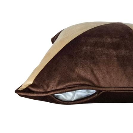 หมอนอิง HOME LIVING STYLE HELLA 18X18 นิ้ว สีน้ำตาล/ครีม_2