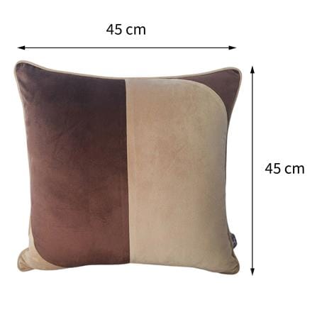 หมอนอิง HOME LIVING STYLE HELIO 18X18 นิ้ว สีน้ำตาล/ครีม_5