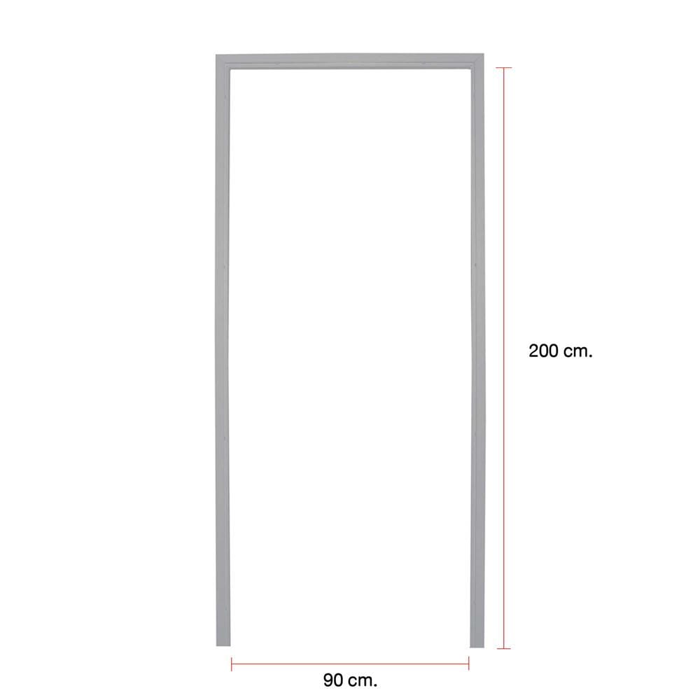 วงกบประตู UPVC MODERNWOOD 90x200 ซม. สีเทา
