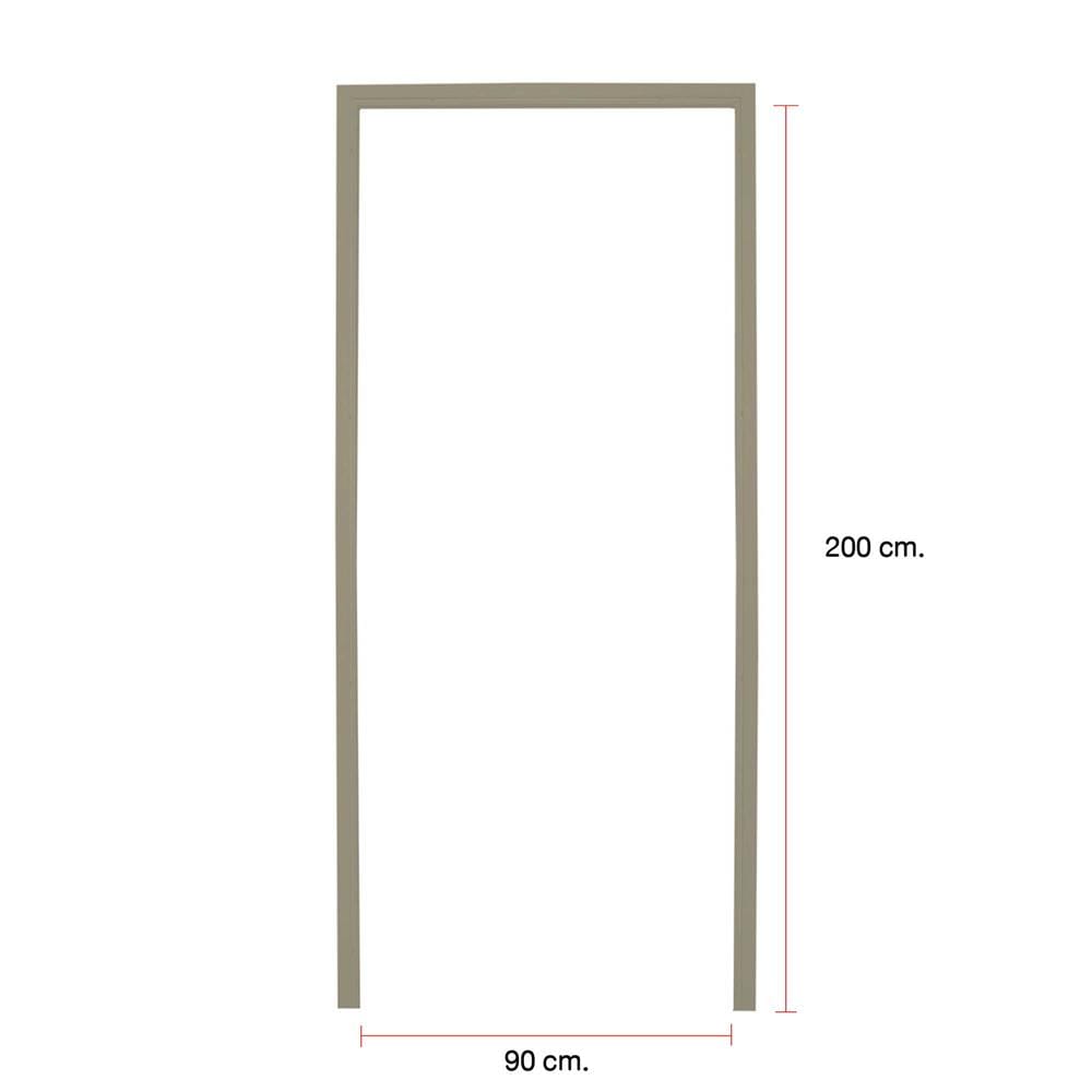 วงกบประตู UPVC MODERNWOOD 90x200 ซม. สีเบจ