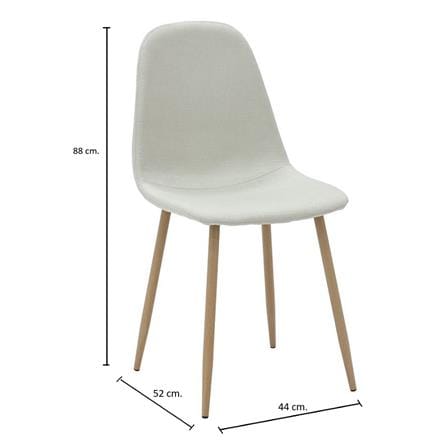 ชุดโต๊ะทานข้าว 4 ที่นั่ง SB FURNITURE BORIM120&LASTA 59062951 สีขาว_7