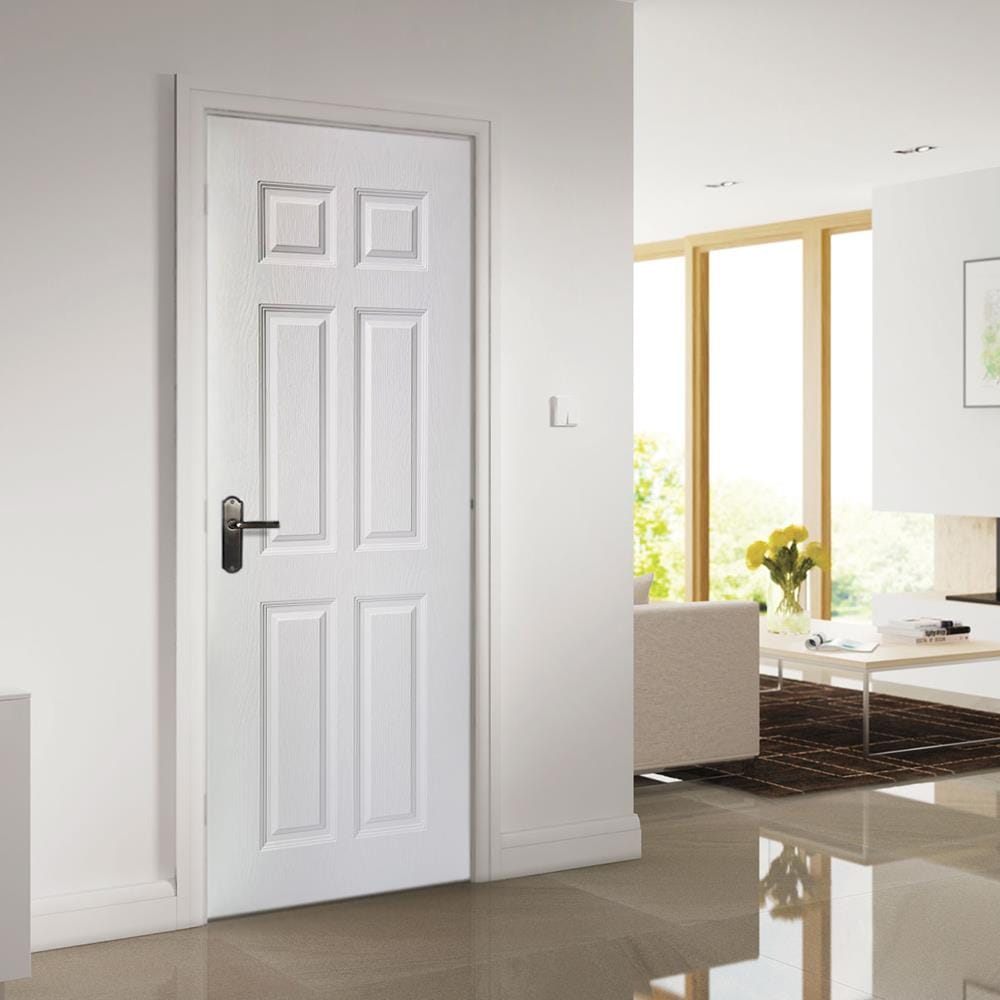 ประตูภายนอก UPVC MODERNWOOD MWR003 70x200 ซม. สีขาว