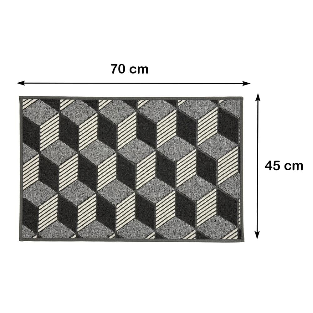 พรม HOME LIVING STYLE BRIXTON 45X70 ซม. สีเทาเข้ม