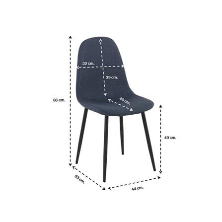 ชุดโต๊ะทานข้าว 4 ที่นั่ง SB FURNITURE JANORA&LALADA 59062996 สีขาว_5