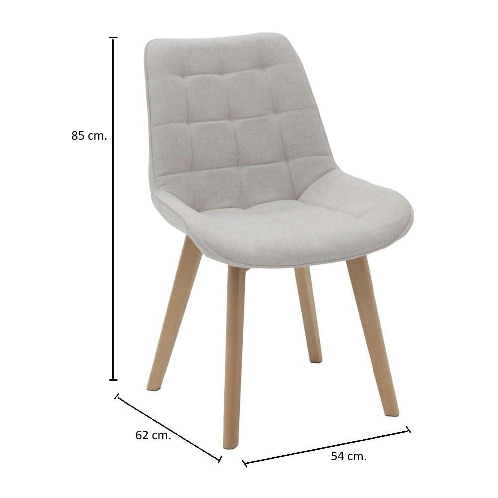 ชุดโต๊ะทานข้าว 4 ที่นั่ง SB FURNITURE JANORA-A80&YAPER 59062990 สีขาว