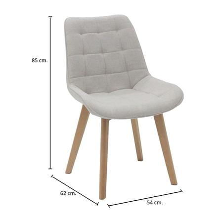 ชุดโต๊ะทานข้าว 4 ที่นั่ง SB FURNITURE JANORA-A80&YAPER 59062990 สีขาว_5