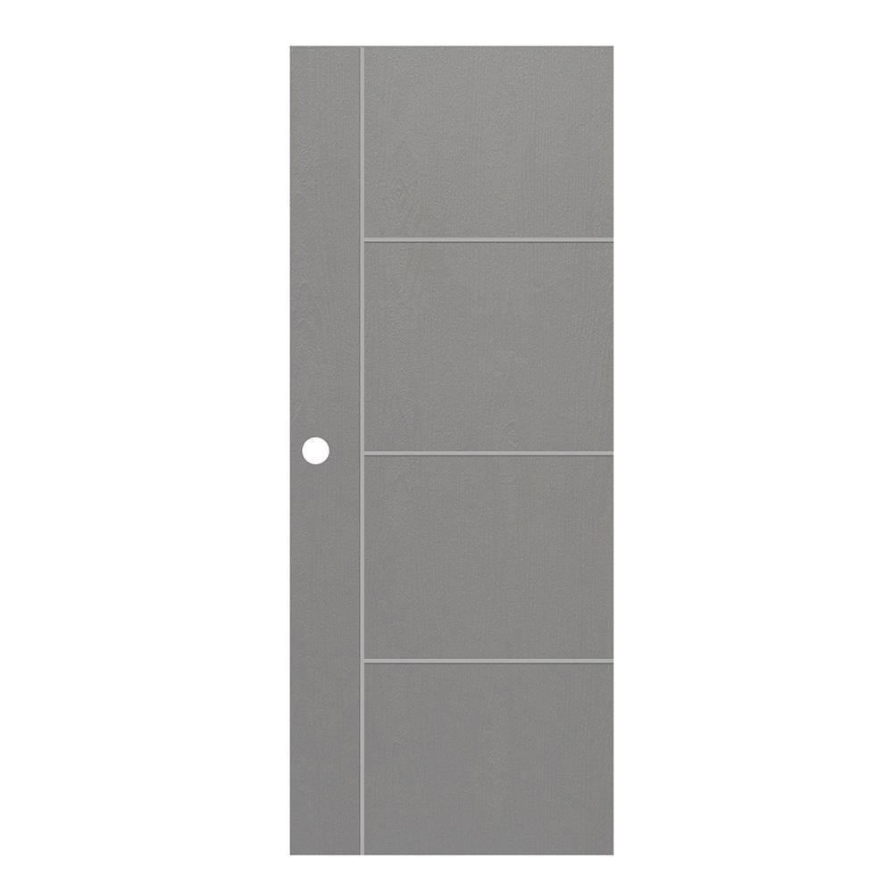 ประตูภายนอก UPVC MODERNWOOD MWNR004 70x200 ซม. สีเทา