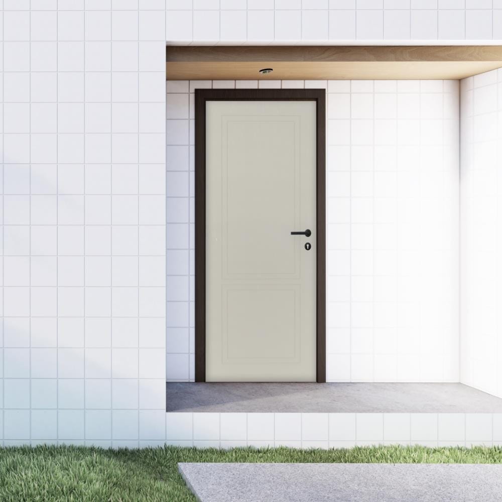 ประตูภายนอก UPVC MODERNWOOD MWN025 90x200 ซม. สีเบจ