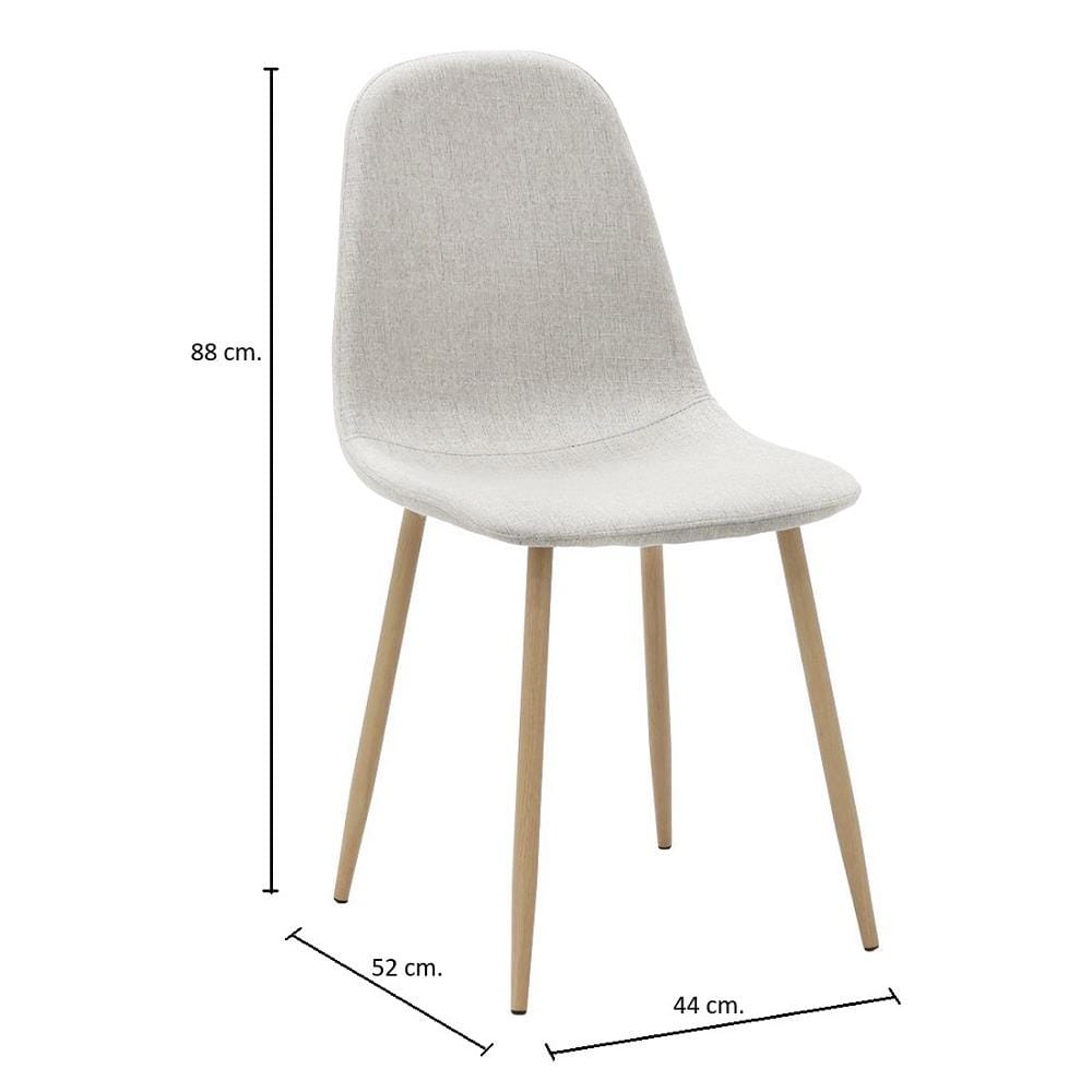 ชุดโต๊ะทานข้าว 4 ที่นั่ง SB FURNITURE BORIM120&LASTA 59062951 สีขาว