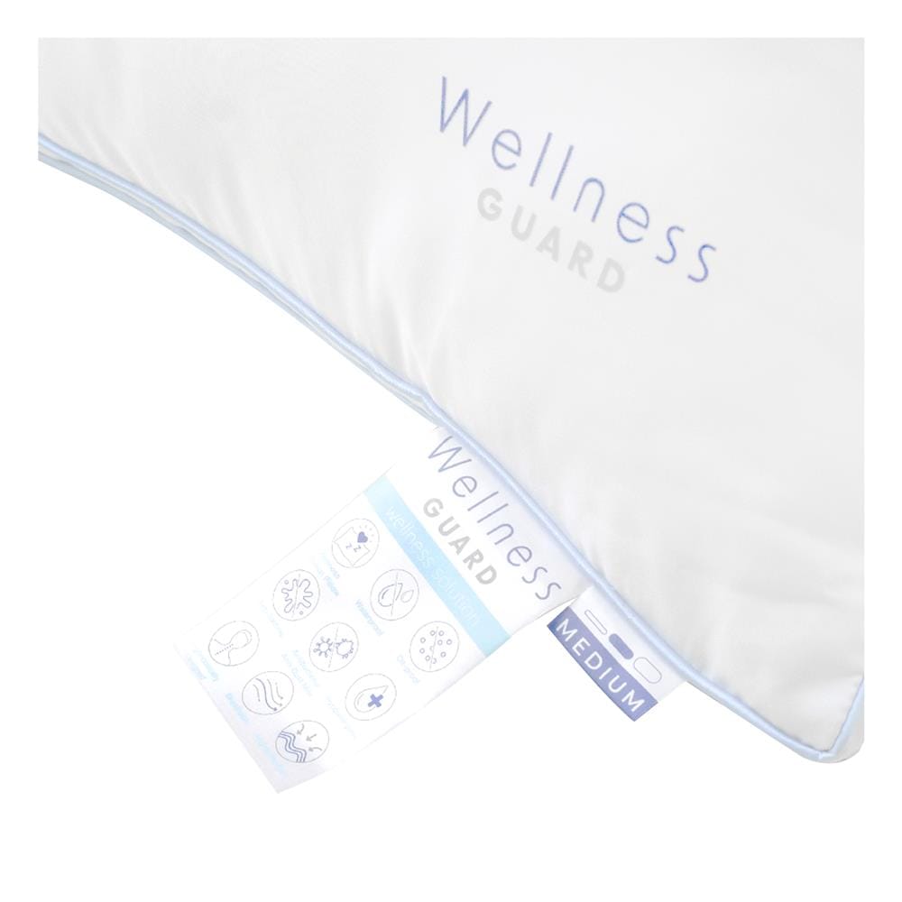 หมอนหนุน ไมโครไฟเบอร์ FROLINA WELLNESS GUARD M BAG 19x29 นิ้ว สีขาว