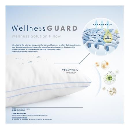 หมอนหนุน ไมโครไฟเบอร์ FROLINA WELLNESS GUARD M BAG 19x29 นิ้ว สีขาว_6