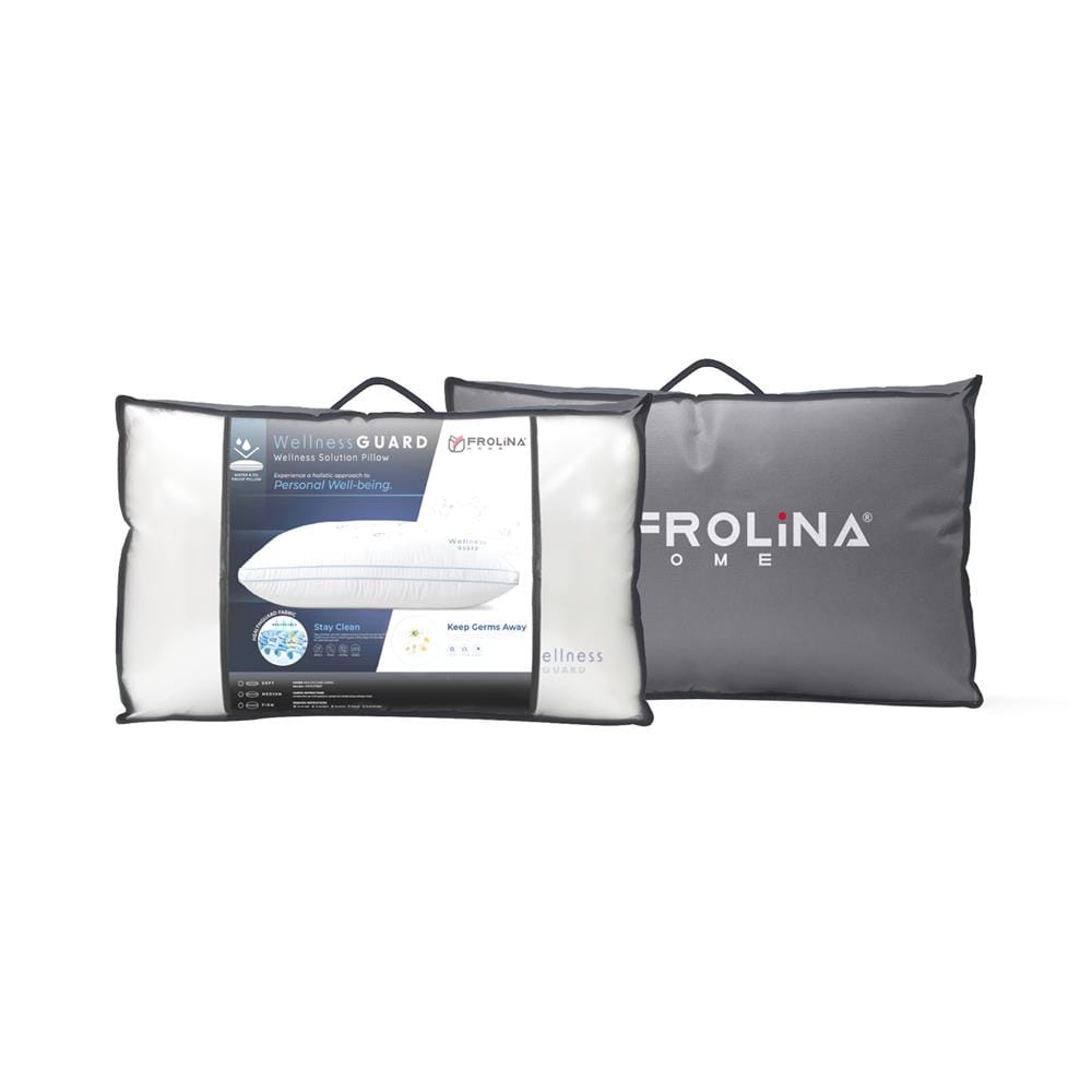 หมอนหนุน ไมโครไฟเบอร์ FROLINA WELLNESS GUARD S BAG 19x29 นิ้ว สีขาว