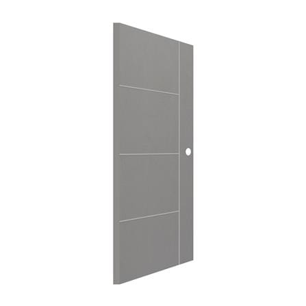 ประตูภายนอก UPVC MODERNWOOD MWNR004 90x200 ซม. สีเทา_1