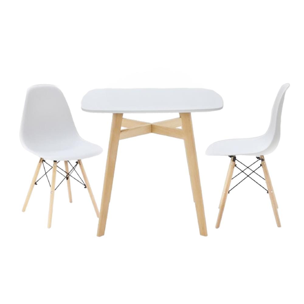 ชุดโต๊ะทานข้าว 2 ที่นั่ง SB FURNITURE JANORA-A80&JOTO 59062964 สีขาว