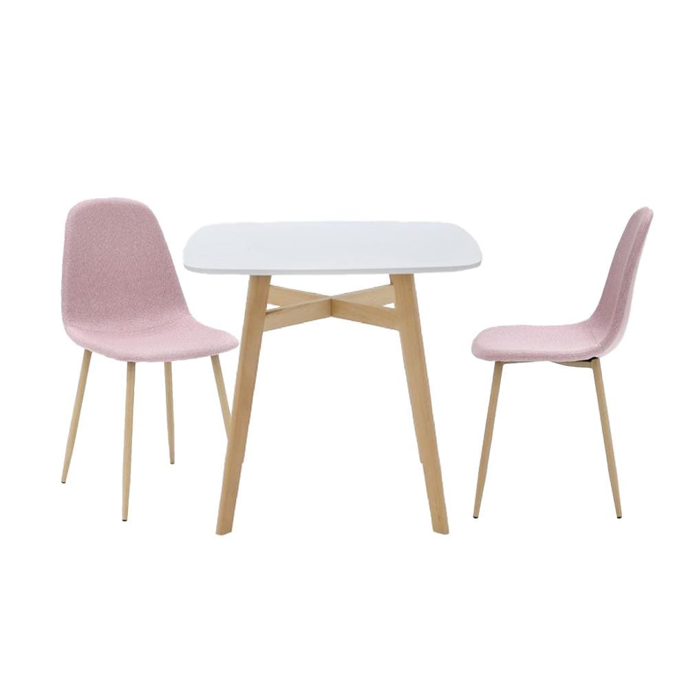 ชุดโต๊ะทานข้าว 2 ที่นั่ง SB FURNITURE JANORA-A80&LASTA 59062968 สีขาว