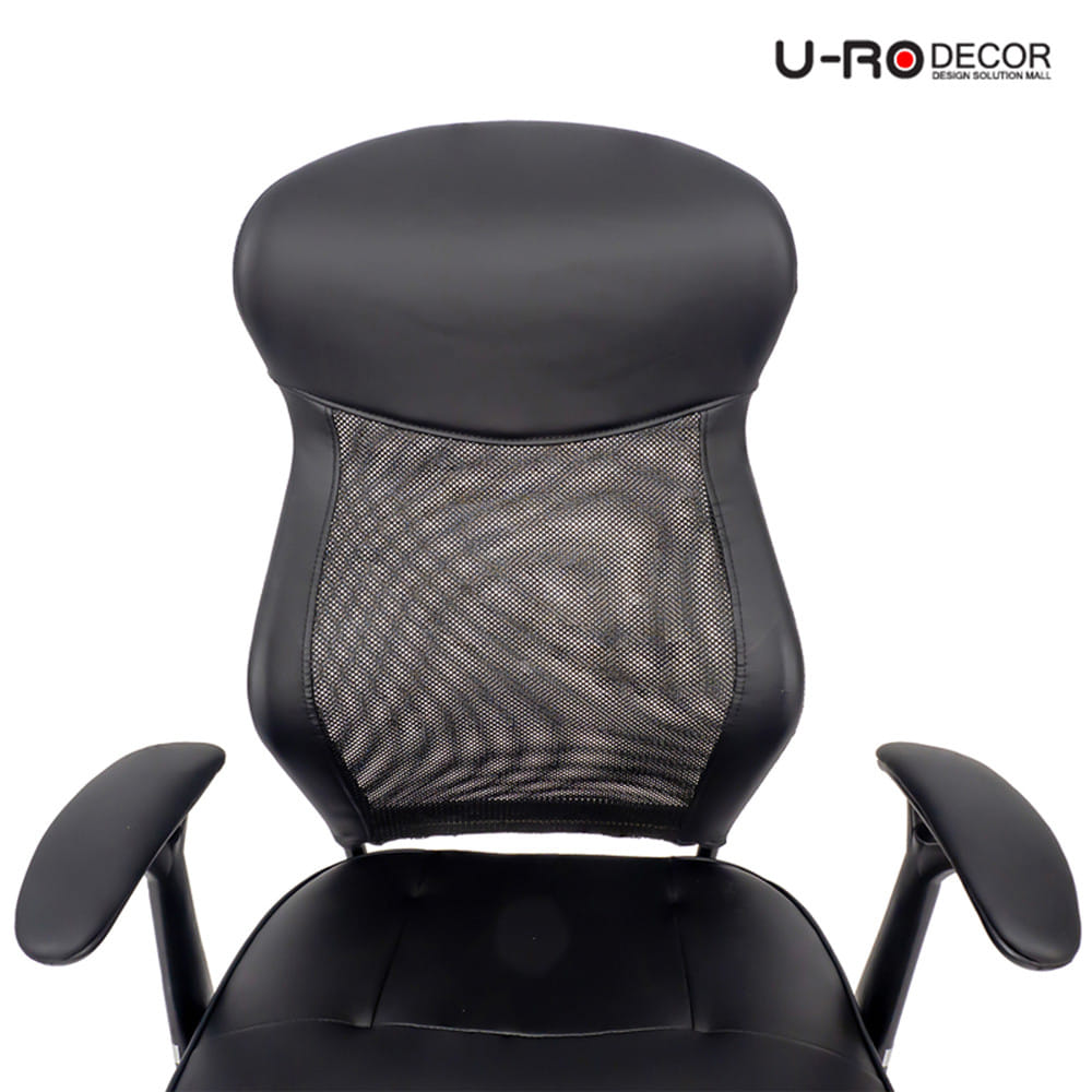 เก้าอี้สำนักงาน U-RO DECOR JEMMA สีดำ