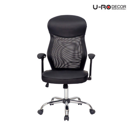 เก้าอี้สำนักงาน U-RO DECOR JEMMA สีดำ_1