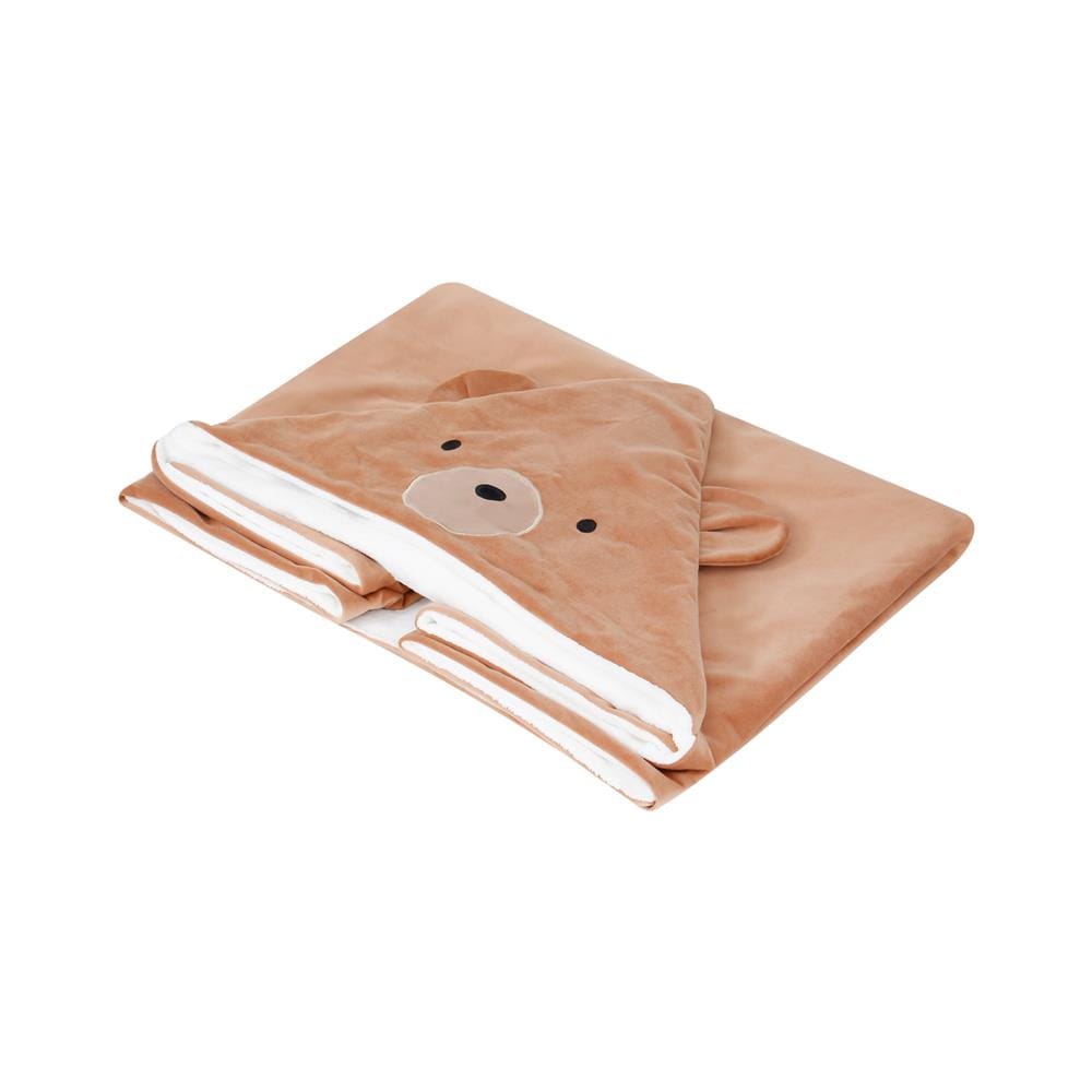 ผ้าขนหนู SNAZZ HOOD LITTLE-B 27x54 นิ้ว สี BROWN