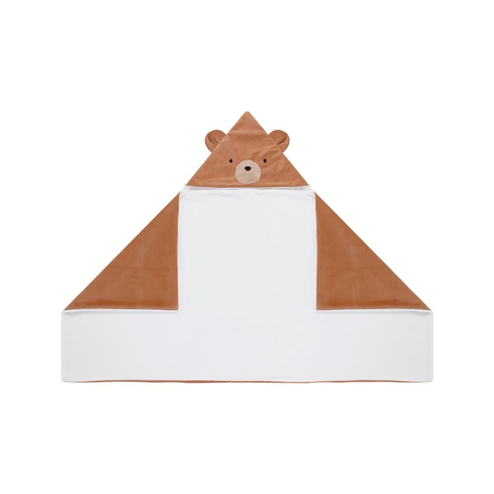 ผ้าขนหนู SNAZZ HOOD LITTLE-B 27x54 นิ้ว สี BROWN