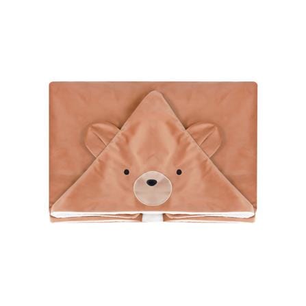 ผ้าขนหนู SNAZZ HOOD LITTLE-B 27x54 นิ้ว สี BROWN_1