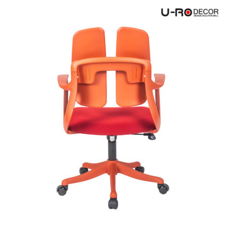 เก้าอี้สำนักงาน U-RO DECOR VICTOR สีแดง_9