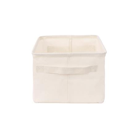 ถังผ้าเหลี่ยมเตี้ย PLIM SIMPLE SIZE M สีครีม_1