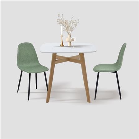 ชุดโต๊ะทานข้าว 2 ที่นั่ง SB FURNITURE JANORA&LALADA 59062977 สีขาว_5