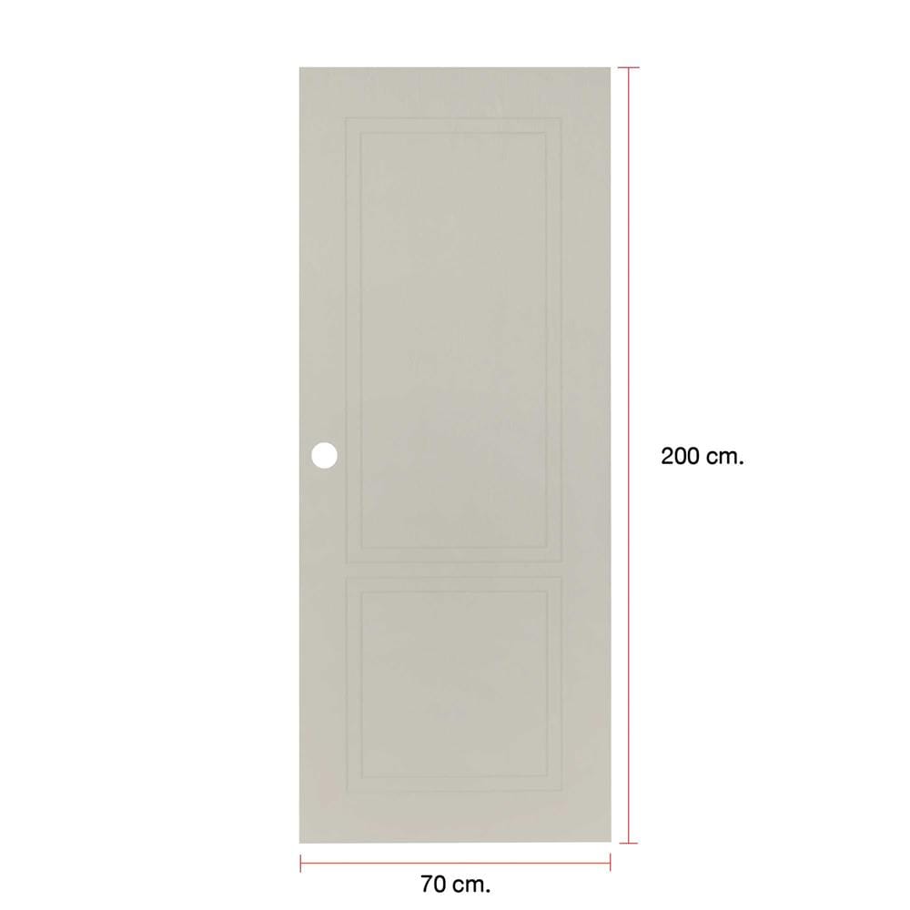 ประตูภายนอก UPVC MODERNWOOD MWN025 70x200 ซม. สีเบจ