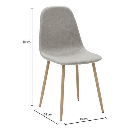 ชุดโต๊ะทานข้าว 4 ที่นั่ง SB FURNITURE JANORA-A80&LASTA 59062983 สีขาว_6