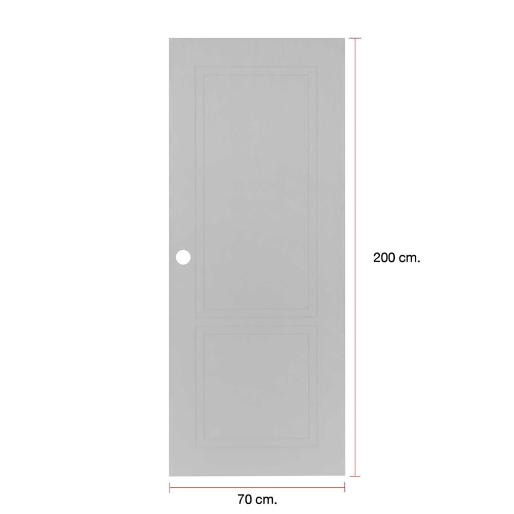 ประตูภายนอก UPVC MODERNWOOD MWN025 70x200 ซม. สีเทา