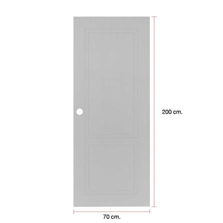 ประตูภายนอก UPVC MODERNWOOD MWN025 70x200 ซม. สีเทา_4