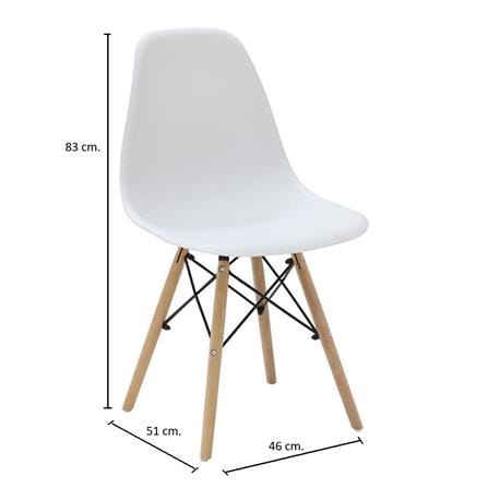 ชุดโต๊ะทานข้าว 2 ที่นั่ง SB FURNITURE JANORA&JOTO 59062981 สีขาว_5
