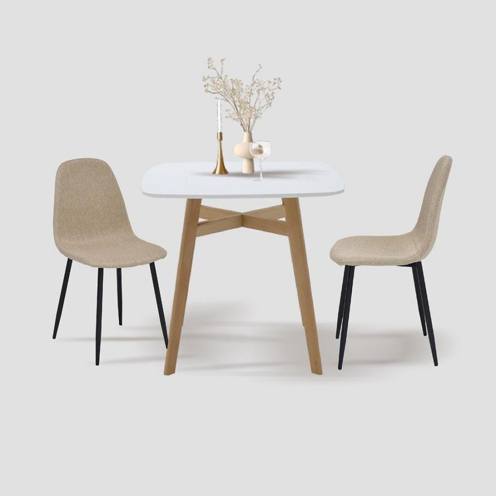 ชุดโต๊ะทานข้าว 2 ที่นั่ง SB FURNITURE JANORA&LALADA 59062974 สีขาว