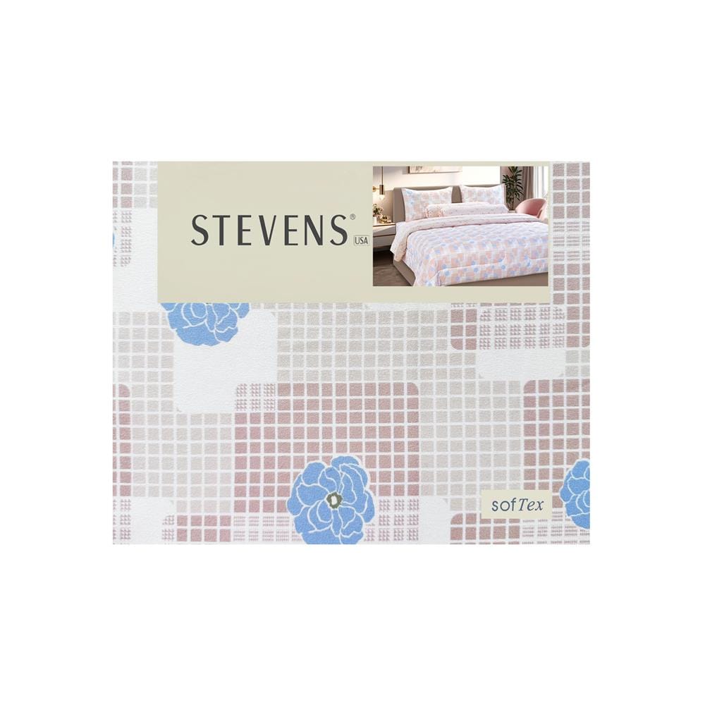 ชุดผ้าปูที่นอน 5 ฟุต (ชุด 5 ชิ้น) STEVENS SOFTEX AS11