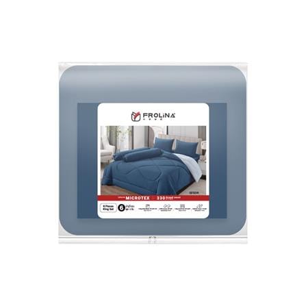 ชุดผ้าปูที่นอน 6 ฟุต (ชุด 6 ชิ้น) FROLINA MICROTEX SF034_3