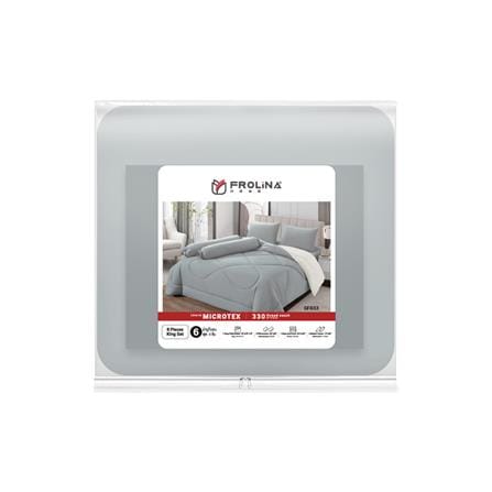 ชุดผ้าปูที่นอน 6 ฟุต (ชุด 6 ชิ้น) FROLINA MICROTEX SF033_3