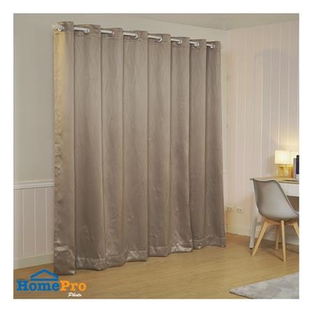 ผ้าม่าน EYELET HOME LIVING STYLE MEET UV 310X220 ซม. สีน้ำตาล_6