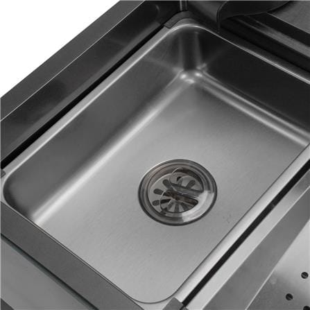 ซิงค์ขาตั้ง 1 หลุม KUCINE KURO8245 สีเทาดำ_7